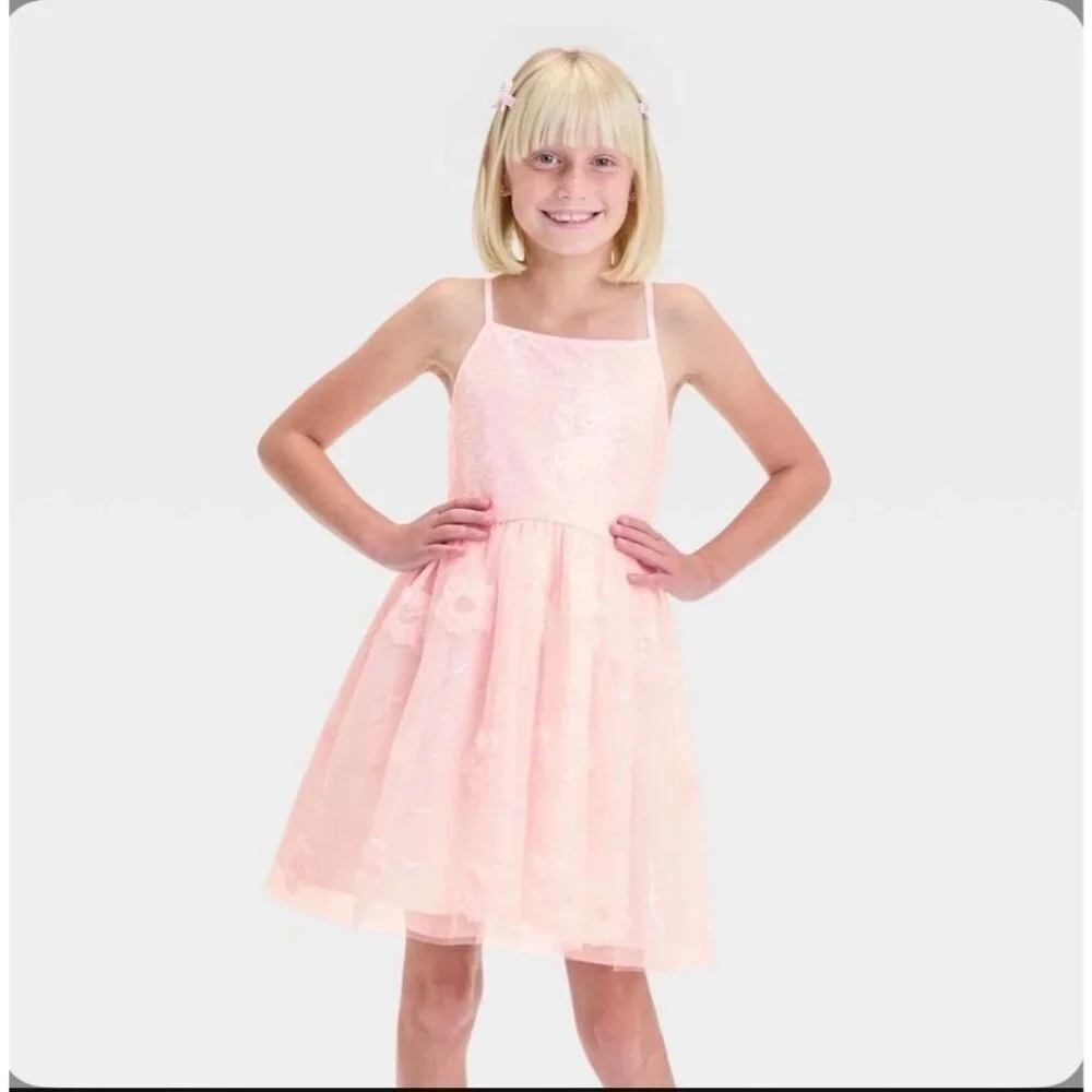 Zenzi Girls' Sequin Tank Dress Size XS